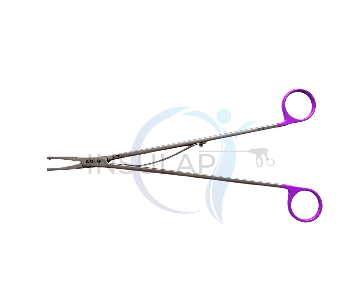 Aplicador de hemolok morado para cirugia abierta